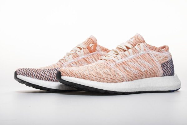Adidas Pure Boost GO "Cloud White/Cloud White/Mystery Ink" B75666 - Image 2