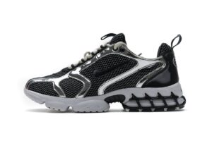 CU1854-001 Stussy x Nike Air Zoom Spiridon Cage 2 Black Silver