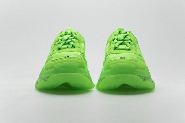 544351 W09O1 3802 Balenciaga Triple S Fluorescent Green - Image 5