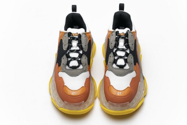 541624 W09E1 1766 Balenciaga Triple S Black Orange - Image 7