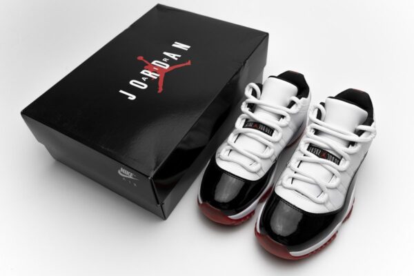 AV2187-160 Air Jordan 11 Low “White Bred” - Image 9