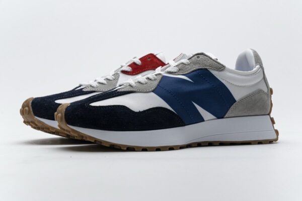 MS327PH New Balance White Blue Red - Image 6