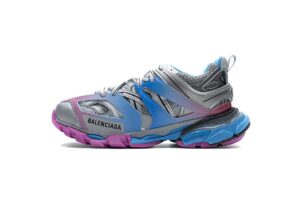 542436 W1GC1 4051 Balenciaga Tess S.Blue Pink Silver