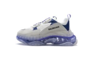 544351 W09E1 1322 Balenciaga Triple S White Purple