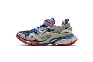570391 W2GN2 8570 Blenciaga Track 2 Sneaker Beige Blue