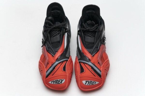 Balenciaga Tyrex 5.0 Sneaker Black Red - Image 4