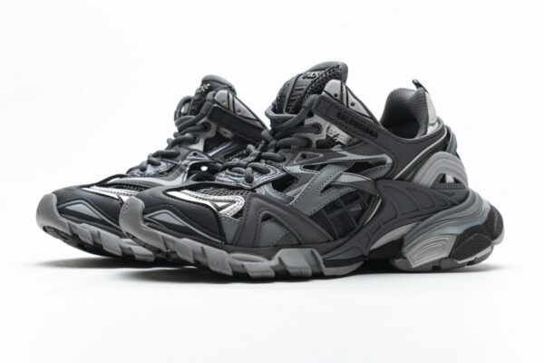 568615 W2GN3 1285 Blenciaga Track 2 Sneaker Charcoal - Image 6