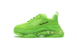 544351 W09O1 3802 Balenciaga Triple S Fluorescent Green