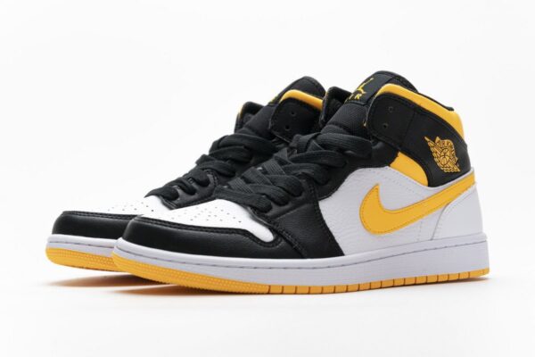 CV5276-107 Air Jordan 1 Mid SE Laser Orange Black - Image 6