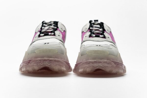 544351 W09E1 1633 Balenciaga Triple S Purple Red - Image 7