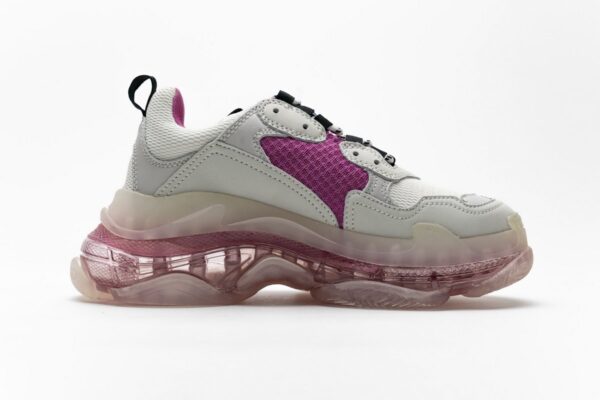 544351 W09E1 1633 Balenciaga Triple S Purple Red - Image 3