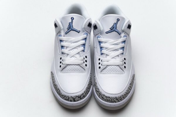 CT8532-104 Air Jordan 3 'UNC' - Image 4
