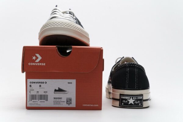 162058C Converse Chuck 70 OX Black Egret - Image 3