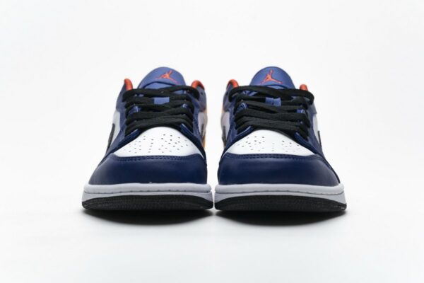 553558-123 Air Jordan 1 Low Blue Yellow Orange - Image 5