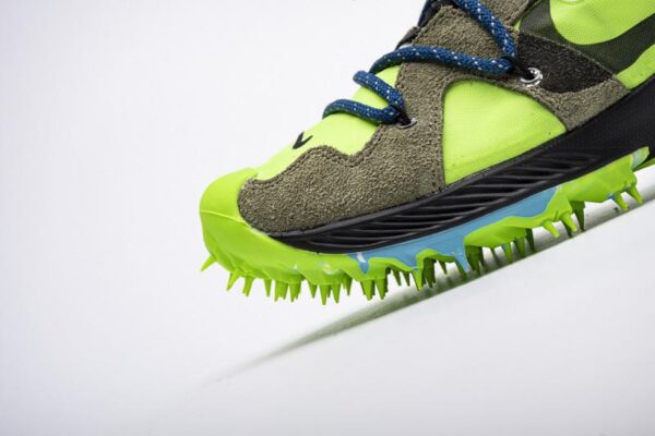 OFF WHITE X Nike Zoom Terra Kiger 5 White Electric Green CD8179-300 - Image 2