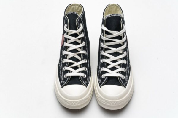 150204C CDG Play x Converse Chuck Taylor All Star 70 High Top - Image 5