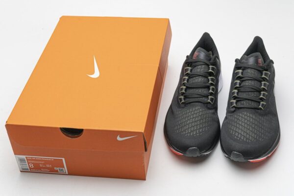 BQ9646-004 Nike Air Zoom Pegasus 37 Black Medium Olive Aqua - Image 3
