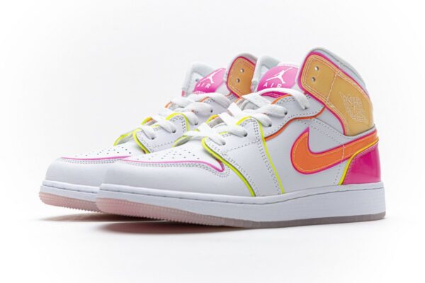 CV4611-100 Air Jordan 1 Mid GS “Edge Glow” - Image 6