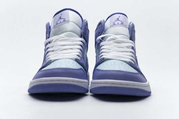 554725-500 Air Jordan 1 Mid Purple Aqua Blue - Image 5