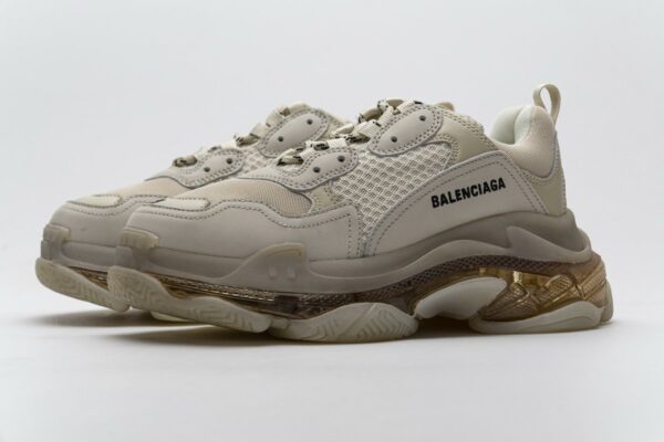 544351 W09O1 2178 Balenciaga Triple S Champagne - Image 6