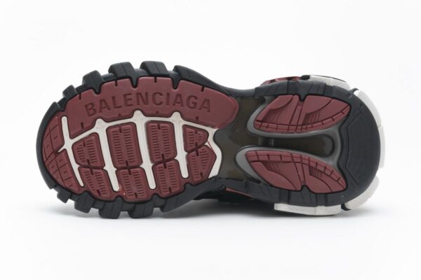 568615 W2GN3 6000 Blenciaga Track 2 Sneaker Burgundy - Image 9