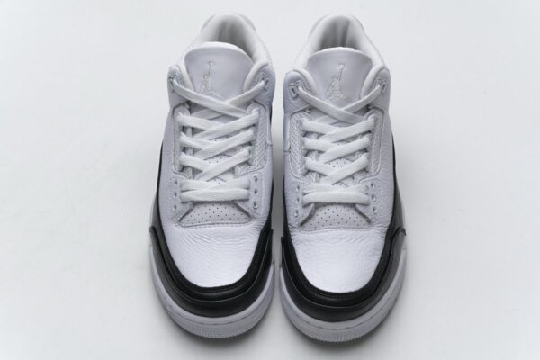 DA3595-100 Fragment Design x Air Jordan 3 Black White - Image 4