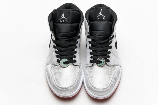 CU2804-100 Edison Chen x Air Jordan 1 Mid Fearless - Image 6