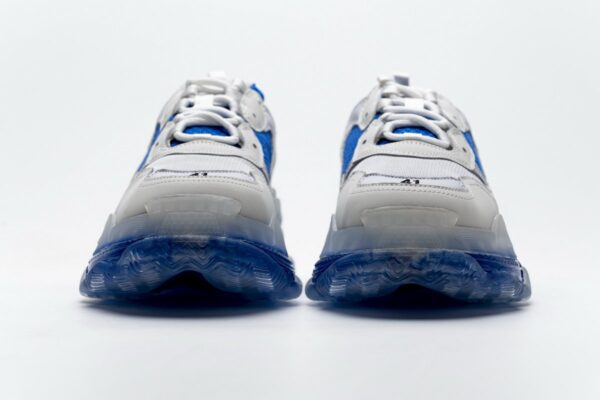 541624 W09E1 1772 Balenciaga Triple S White Blue - Image 5