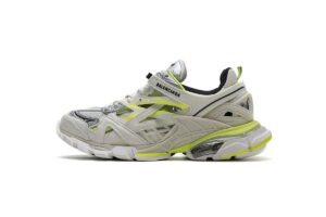 568515 W2ON3 9073 Blenciaga Track 2 Sneaker White Fluo Yellow