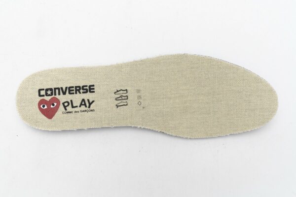 150205C CDG Play x Converse Chuck Taylor All Star 70 High Top - Image 11