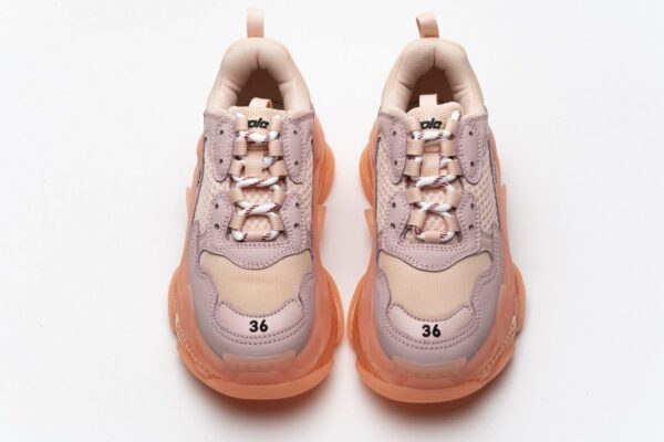 544351 W09E1 1331 Balenciaga Triple S Pink - Image 6