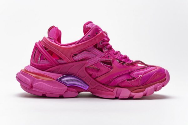 568615 W2FC1 5845 Blenciaga Track 2 Sneaker Fluo Pink - Image 10