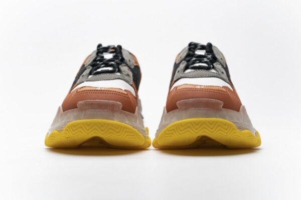 541624 W09E1 1766 Balenciaga Triple S Black Orange - Image 8