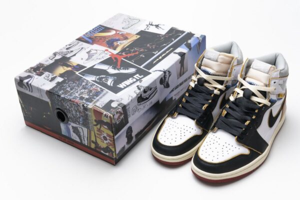 BV1300-106 Air Jordan 1 Retro High Union Los Angeles Black Toe - Image 3