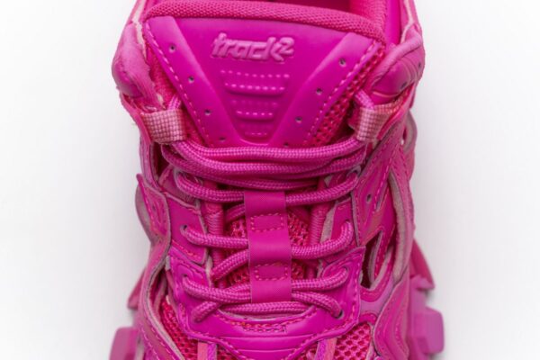 568615 W2FC1 5845 Blenciaga Track 2 Sneaker Fluo Pink - Image 8