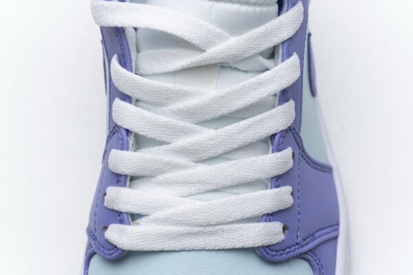 554725-500 Air Jordan 1 Mid Purple Aqua Blue - Image 8