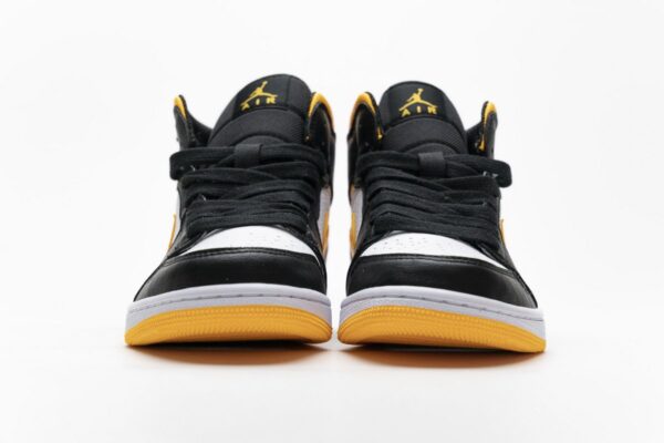 CV5276-107 Air Jordan 1 Mid SE Laser Orange Black - Image 5