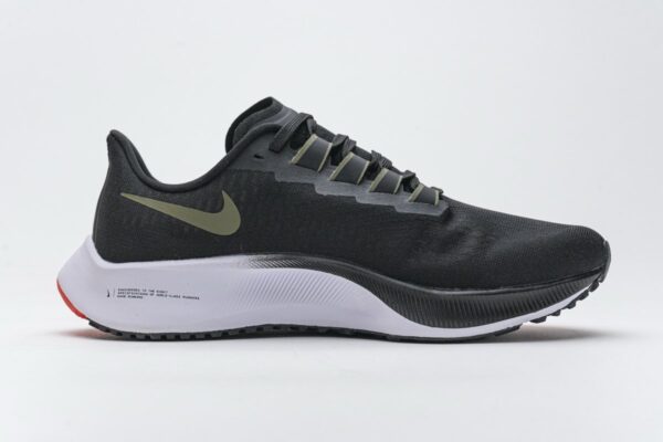 BQ9646-004 Nike Air Zoom Pegasus 37 Black Medium Olive Aqua - Image 10