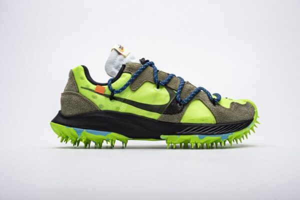 OFF WHITE X Nike Zoom Terra Kiger 5 White Electric Green CD8179-300 - Image 9