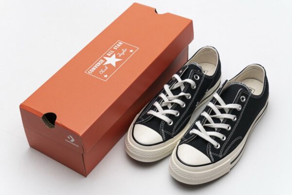 162058C Converse Chuck 70 OX Black Egret - Image 4