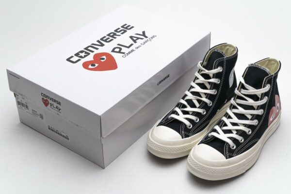 150204C CDG Play x Converse Chuck Taylor All Star 70 High Top - Image 3