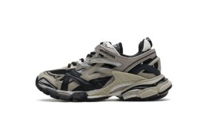 570391 W2GN9 2009 Blenciaga Track 2 Sneaker Champagne Black