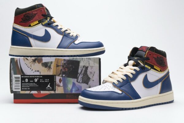 BV1300-146 Air Jordan 1 Retro High Union Los Angeles Blue Toe - Image 2
