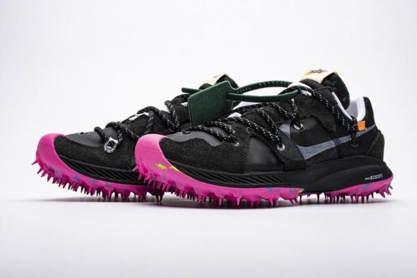 OFF WHITE X Nike Zoom Terra Kiger 5 Black CD8179-001 - Image 7
