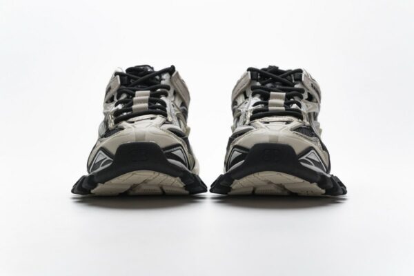 570391 W2GN9 2009 Blenciaga Track 2 Sneaker Champagne Black - Image 5