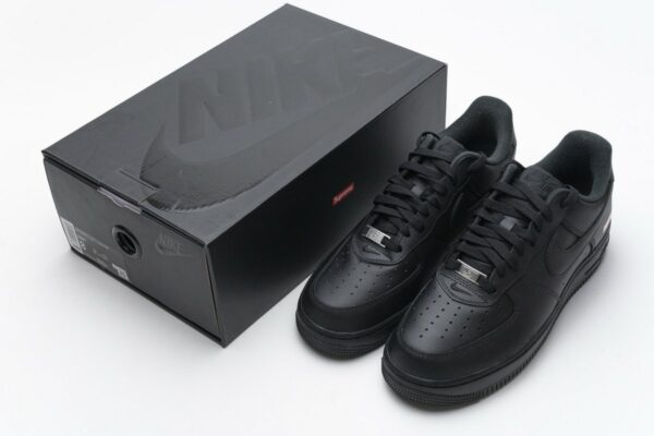CU9225-001 Supreme x Nike Air Force 1 Low Black - Image 3