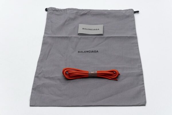 568614 W2GN8 2008 Blenciaga Track 2 Sneaker Black Orange - Image 10