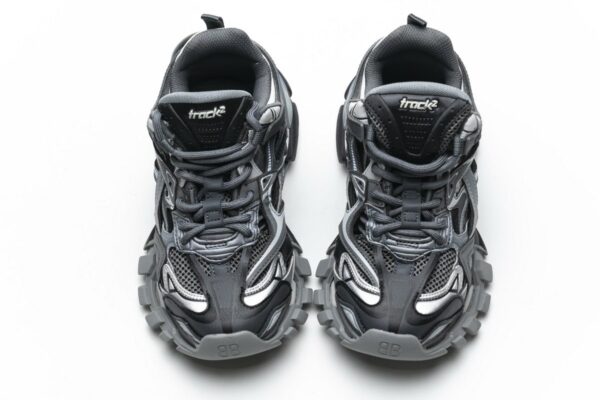 568615 W2GN3 1285 Blenciaga Track 2 Sneaker Charcoal - Image 4
