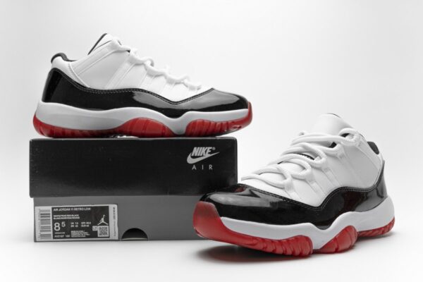 AV2187-160 Air Jordan 11 Low “White Bred” - Image 8