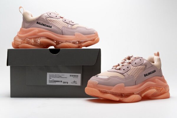 544351 W09E1 1331 Balenciaga Triple S Pink - Image 4